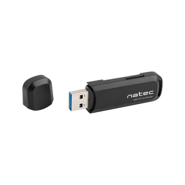 NATEC - Scarab 2 lector de tarjeta USB 3.2 Gen 1 (3.1 Gen 1) Type-A Negro