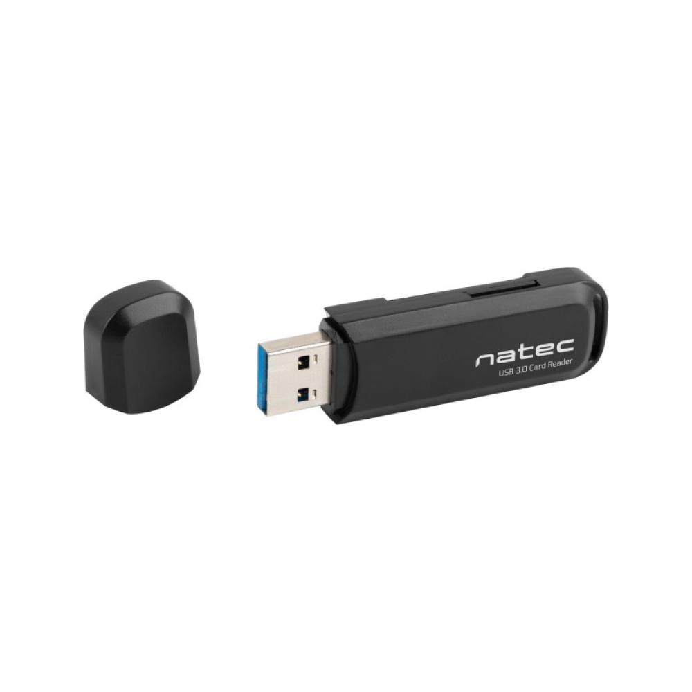 NATEC - Scarab 2 lector de tarjeta USB 3.2 Gen 1 (3.1 Gen 1) Type-A Negro