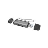 NATEC - NCZ-2262 lector de tarjeta USB 3.1 Interno Negro, Gris Oscuro