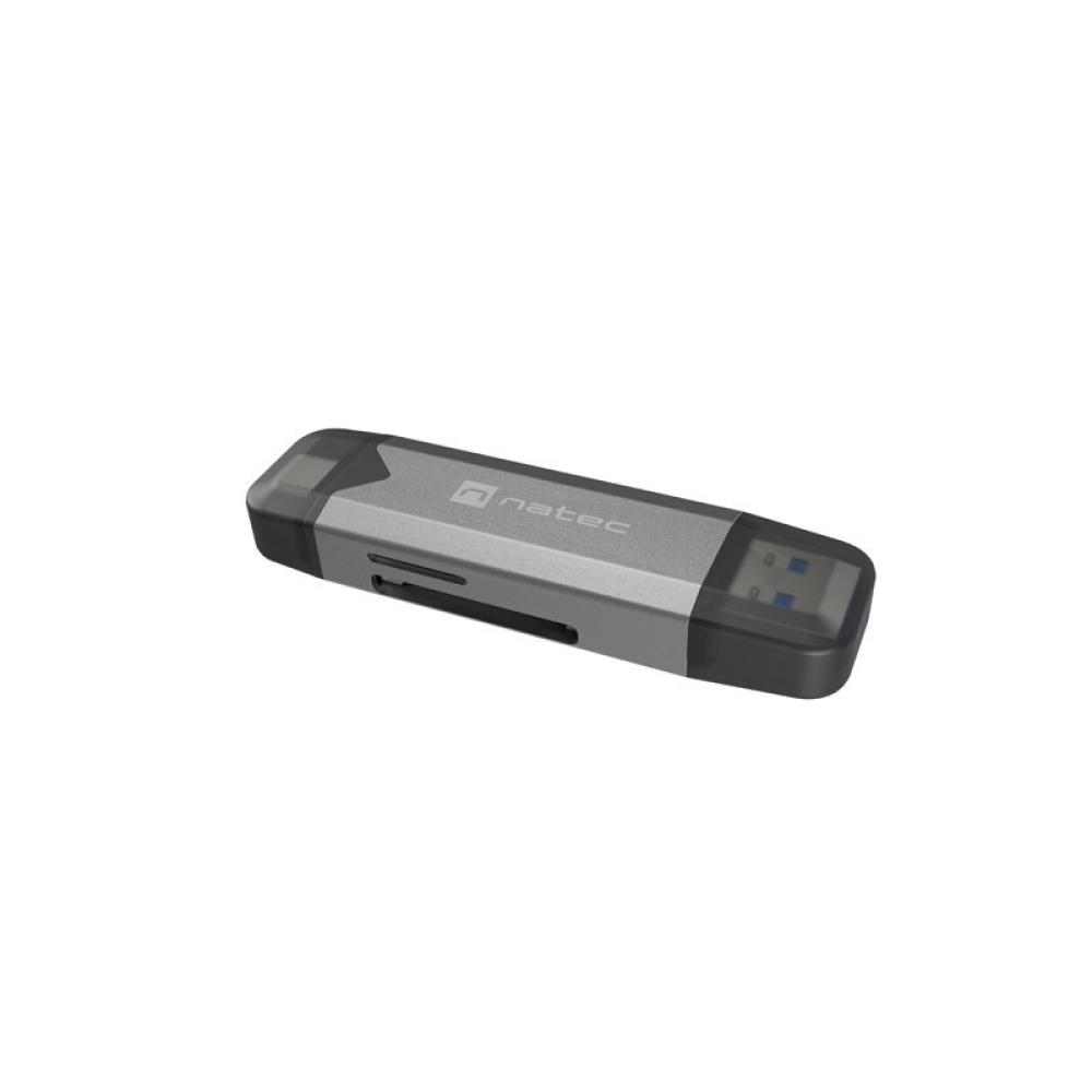 NATEC - NCZ-2262 lector de tarjeta USB 3.1 Interno Negro, Gris Oscuro