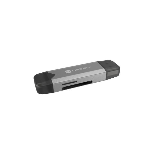 NATEC - NCZ-2262 lector de tarjeta USB 3.1 Interno Negro, Gris Oscuro