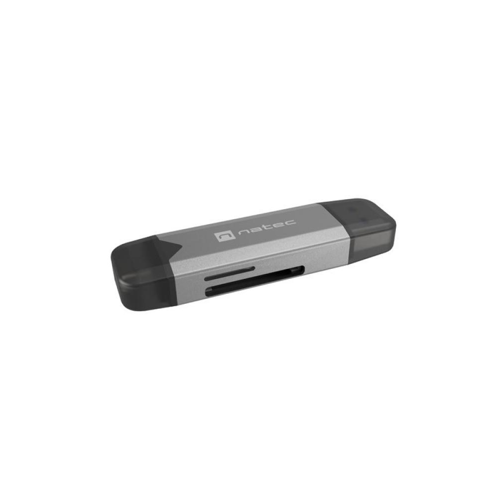 NATEC - NCZ-2262 lector de tarjeta USB 3.1 Interno Negro, Gris Oscuro
