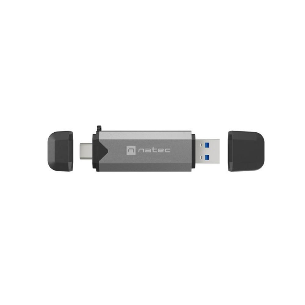NATEC - NCZ-2262 lector de tarjeta USB 3.1 Interno Negro, Gris Oscuro