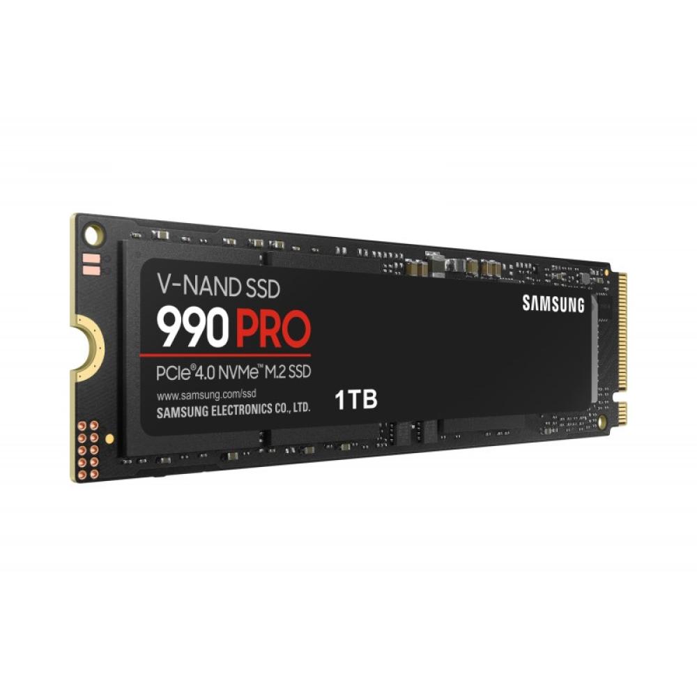 Samsung - 990 PRO 1 TB M.2 PCI Express 4.0 NVMe V-NAND MLC - MZ-V9P1T0BW
