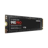 Samsung - 990 PRO 1 TB M.2 PCI Express 4.0 NVMe V-NAND MLC - MZ-V9P1T0BW
