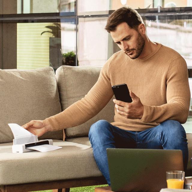 Brother - DS-940DW escaner Escáner alimentado con hojas 600 x 600 DPI A4 Negro, Blanco