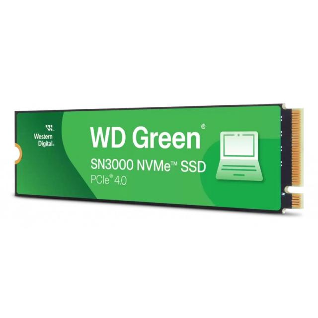 Western Digital - Green WD SN3000 NVMe 1 TB M.2 PCI Express 4.0 QLC 3D NAND