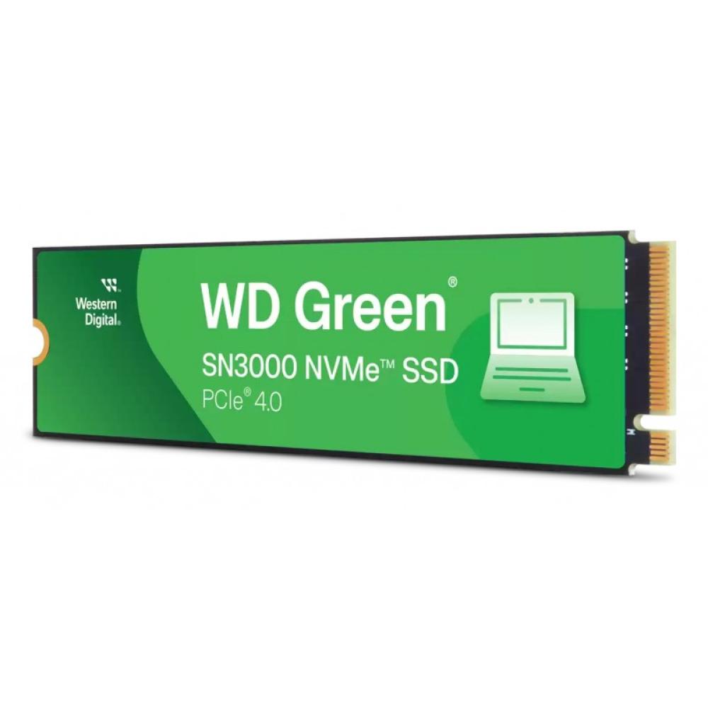 Western Digital - Green WD SN3000 NVMe 1 TB M.2 PCI Express 4.0 QLC 3D NAND