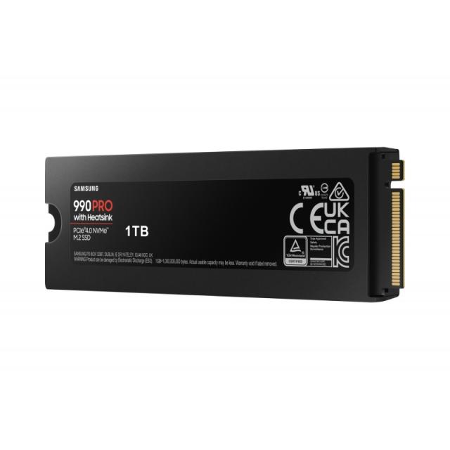 Samsung - MZ-V9P1T0 1 TB M.2 PCI Express 4.0 NVMe V-NAND MLC