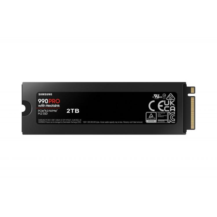 Samsung - 990 PRO 2 TB M.2 PCI Express 4.0 NVMe V-NAND MLC - MZ-V9P2T0CW