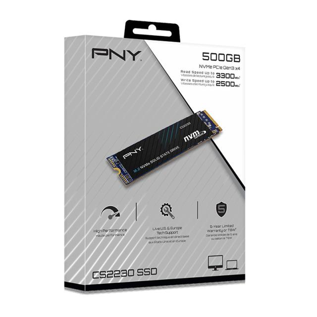 PNY - CS2230 500 GB M.2 PCI Express 3.0 NVMe 3D NAND
