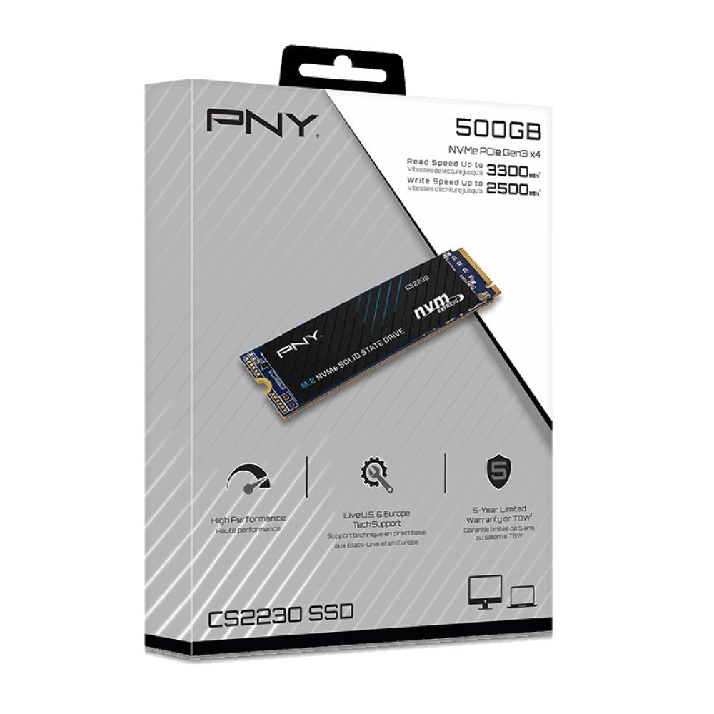PNY - CS2230 500 GB M.2 PCI Express 3.0 NVMe 3D NAND