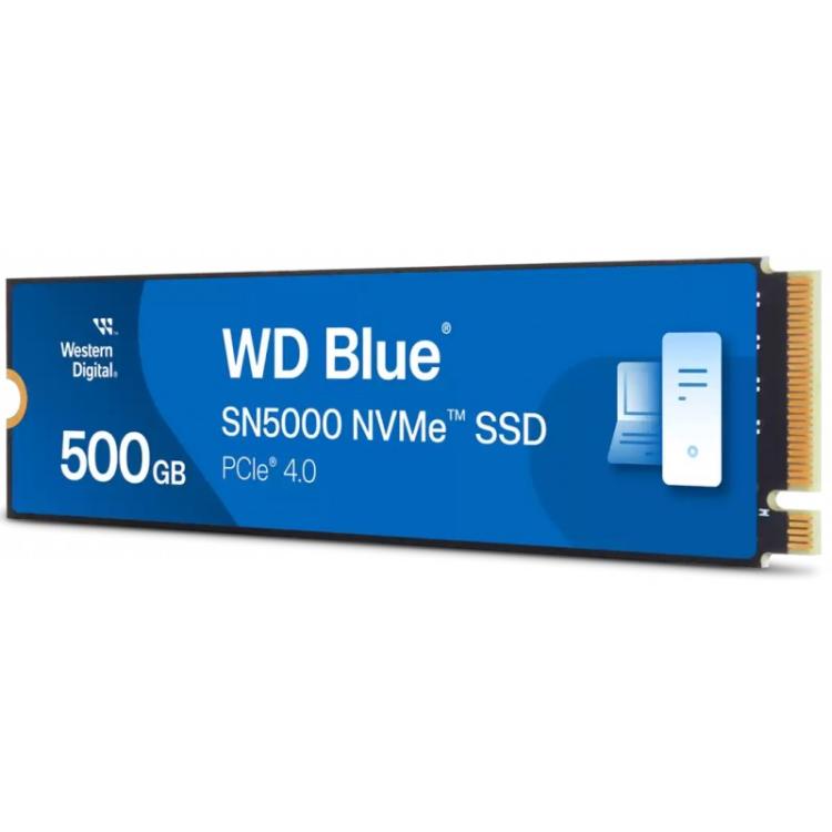 Western Digital - Blue SN5000 500 GB M.2 PCI Express 4.0 NVMe 3D TLC NAND