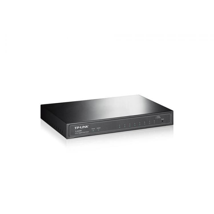 TP-Link - JetStream TL-SG2008 switch Gestionado L2/L2+ Gigabit Ethernet (10/100/1000) Negro