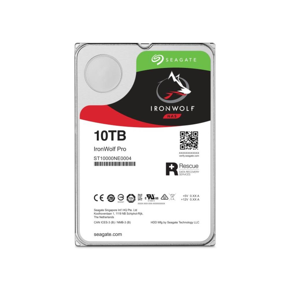 Seagate - IronWolf Pro ST10000NT001 disco duro interno 10 TB 7200 RPM 256 MB 3.5" Serial ATA III