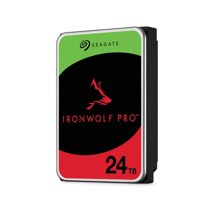 Seagate - IronWolf Pro ST24000NT002 disco duro interno 24 TB 7200 RPM 512 MB 3.5" Serial ATA III