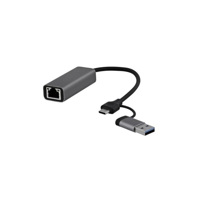 T''nB - TCRJ45C tarjeta y adaptador de interfaz USB 2.0, USB Tipo C