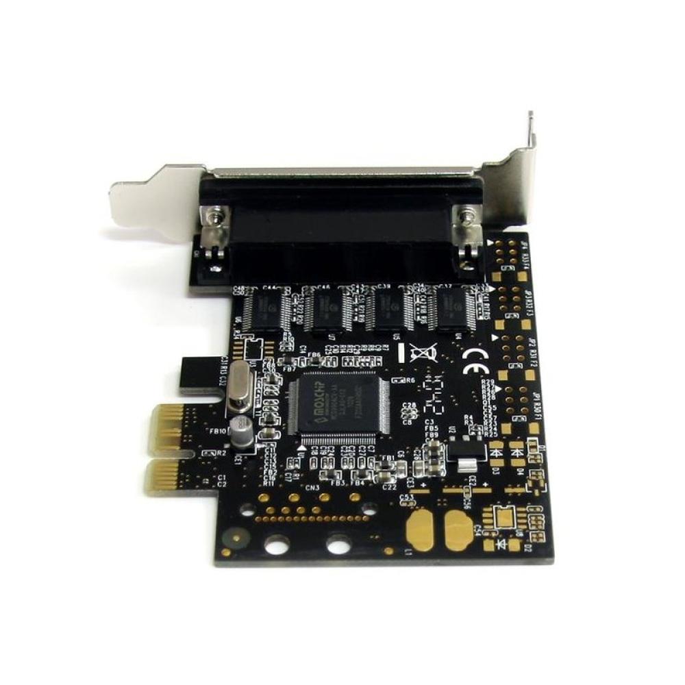 StarTech.com - Tarjeta Adaptadora PCI Express PCIe de 4 Puertos Serie con Cable Multiconector RS232 Serial - Reemplazado por PEX