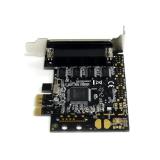 StarTech.com - Tarjeta Adaptadora PCI Express PCIe de 4 Puertos Serie con Cable Multiconector RS232 Serial - Reemplazado por PEX