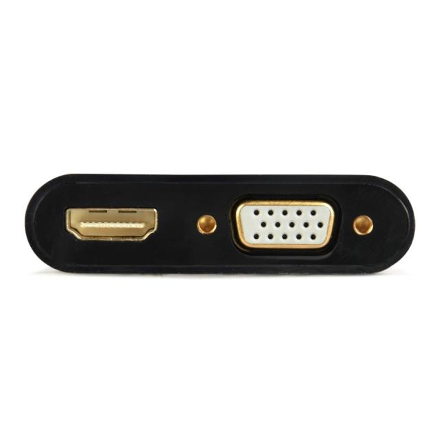 Gembird - A-HDMIM-HDMIFVGAF-01 tarjeta y adaptador de interfaz HDMI, VGA