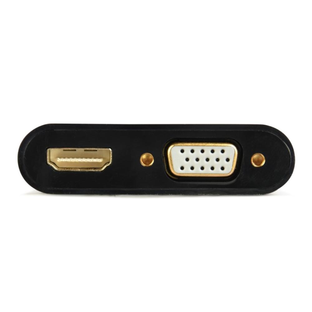 Gembird - A-HDMIM-HDMIFVGAF-01 tarjeta y adaptador de interfaz HDMI, VGA