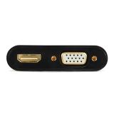 Gembird - A-HDMIM-HDMIFVGAF-01 tarjeta y adaptador de interfaz HDMI, VGA