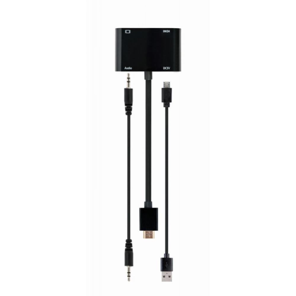 Gembird - A-HDMIM-HDMIFVGAF-01 tarjeta y adaptador de interfaz HDMI, VGA