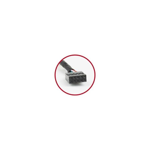 Gembird - Bracket conexión doble USB a placa base