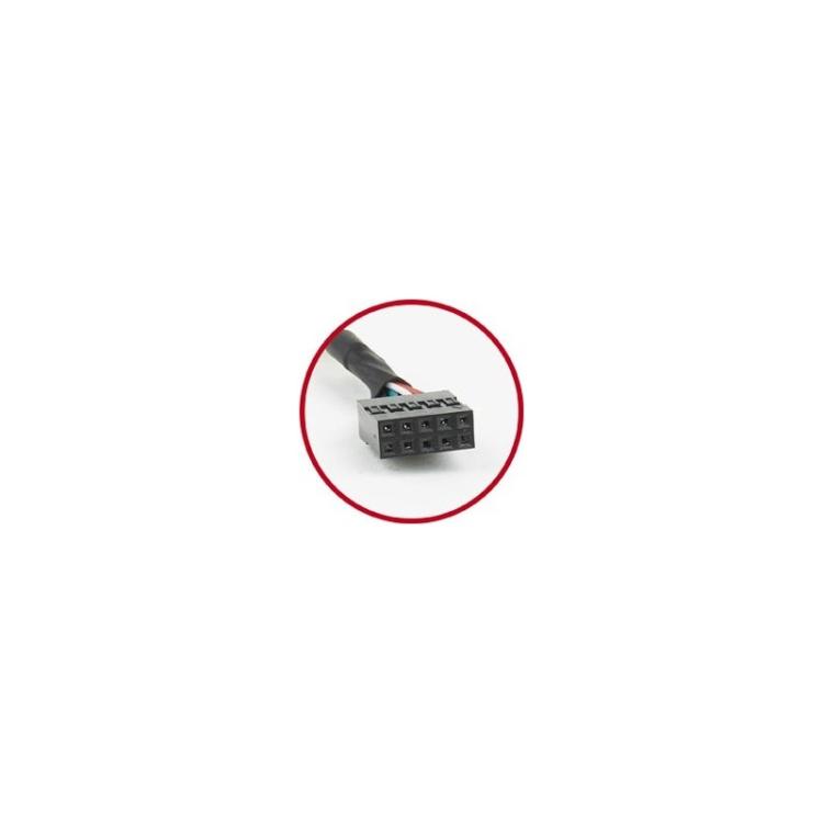 Gembird - Bracket conexión doble USB a placa base