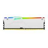 Kingston Technology - FURY Beast 16GB 6000MT/s DDR5 CL30 DIMM White RGB EXPO