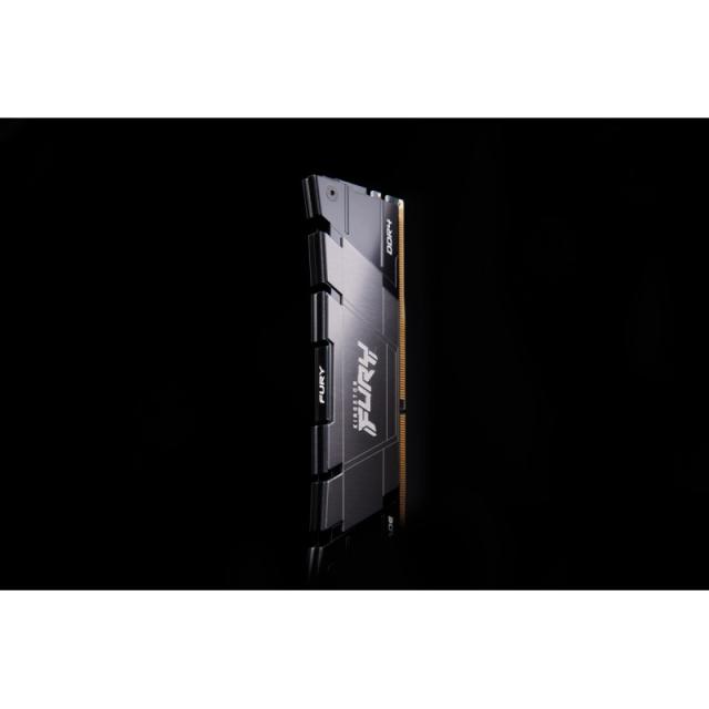Kingston Technology - FURY 16GB 4000MT/s DDR4 CL19 DIMM 1Gx8 Renegade Black