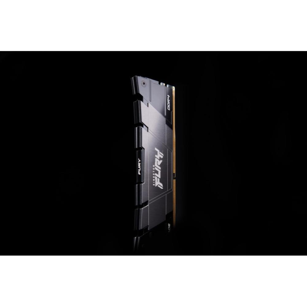 Kingston Technology - FURY 16GB 4000MT/s DDR4 CL19 DIMM 1Gx8 Renegade Black