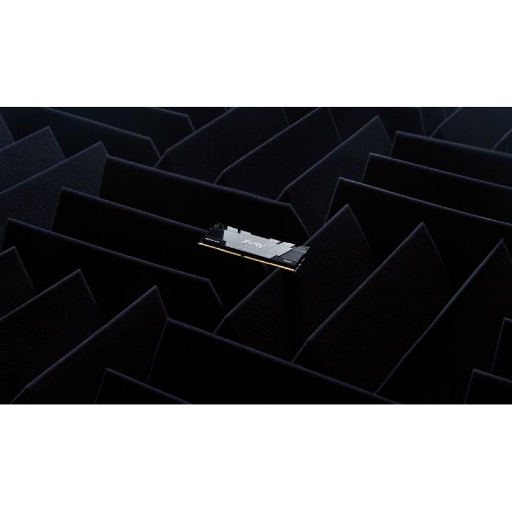 Kingston Technology - FURY 16GB 4000MT/s DDR4 CL19 DIMM 1Gx8 Renegade Black