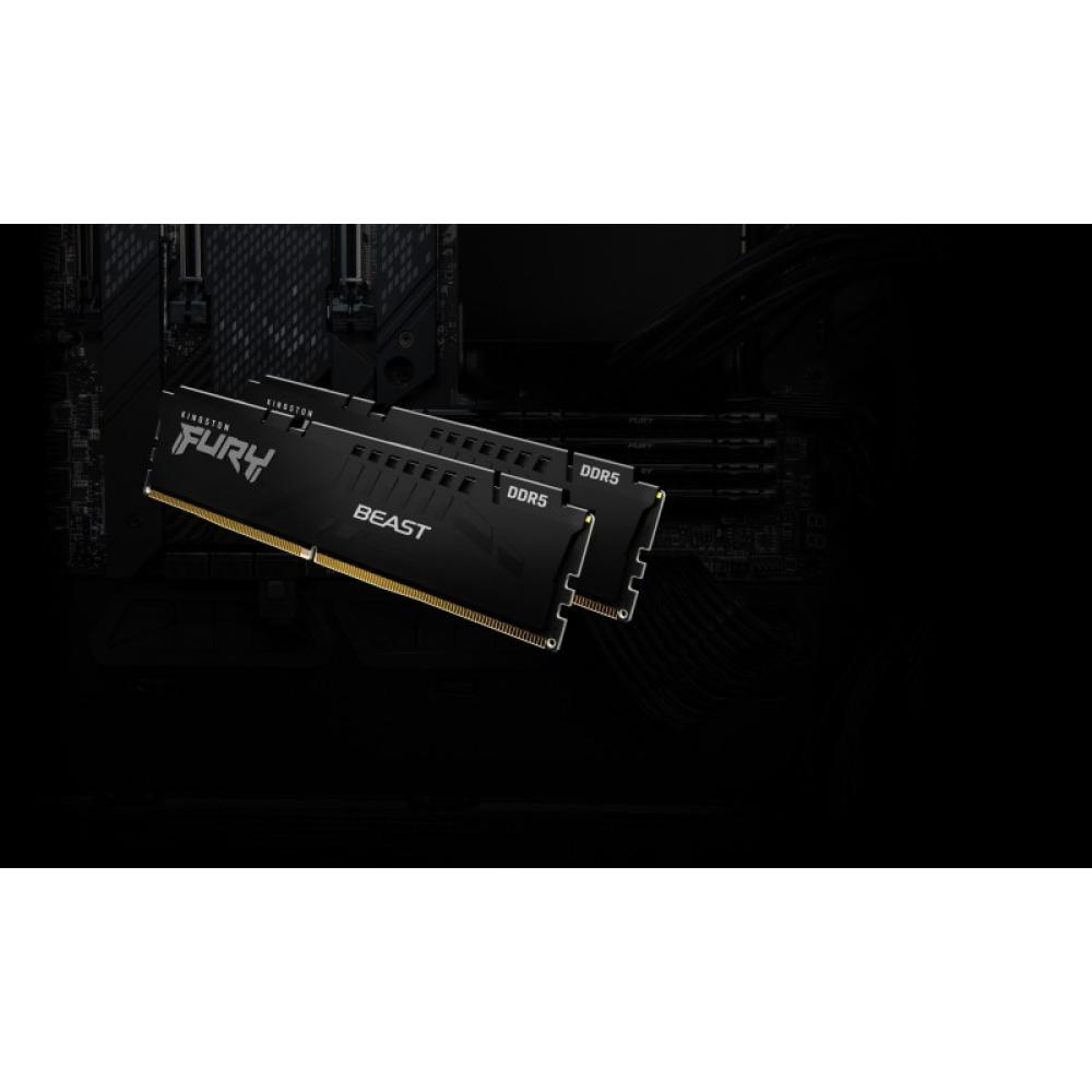 Kingston Technology - FURY Beast 8GB 6000MT/s DDR5 CL30 DIMM Black EXPO