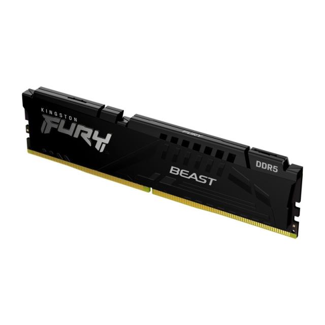 Kingston Technology - FURY Beast 16GB 5600MT/s DDR5 CL36 DIMM Black