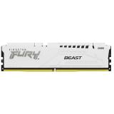 Kingston Technology - FURY Beast 16GB 6000MT/s DDR5 CL36 DIMM White EXPO