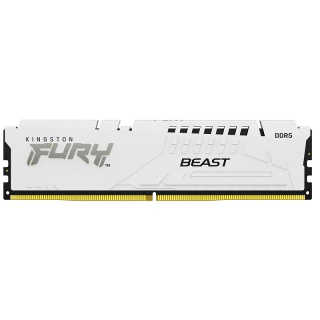 Kingston Technology - FURY Beast 32GB 6000MT/s DDR5 CL36 DIMM (Kit de 2) White EXPO