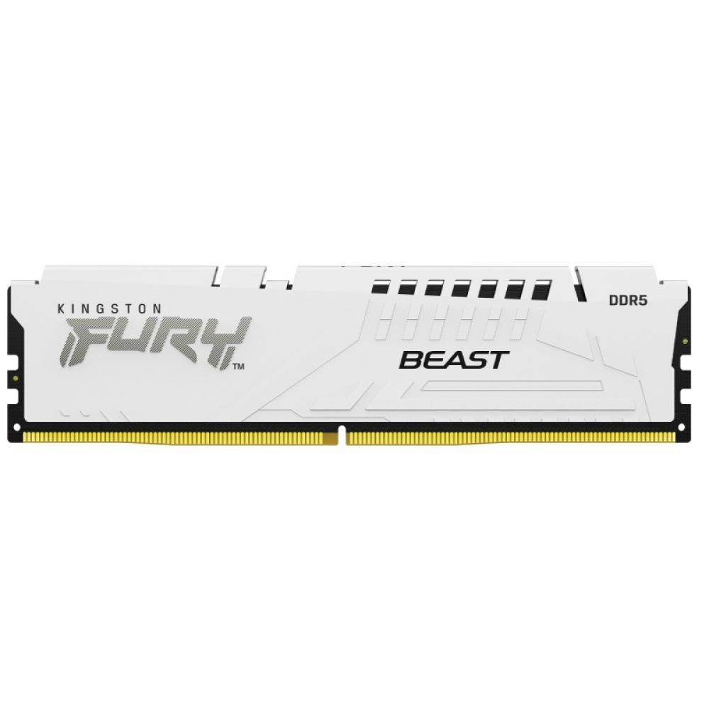 Kingston Technology - FURY Beast 32GB 6000MT/s DDR5 CL36 DIMM (Kit de 2) White EXPO