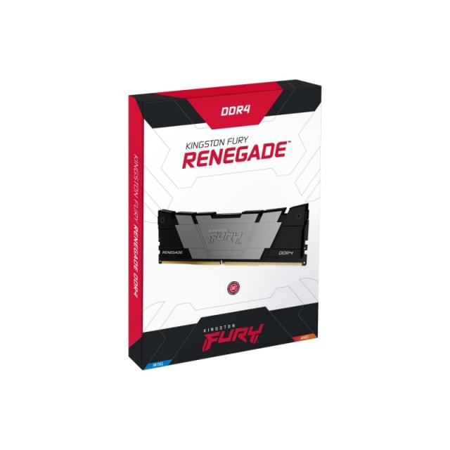 Kingston Technology - FURY 16GB 3200MT/s DDR4 CL16 DIMM (Kit de 2) Renegade Black