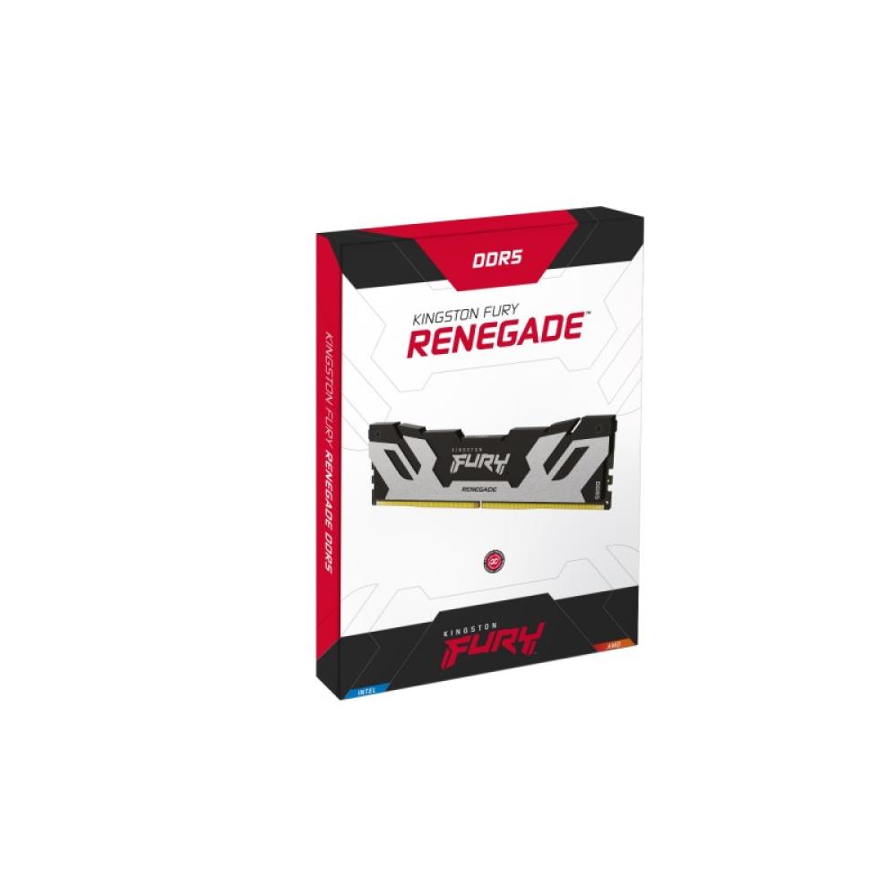 Kingston Technology - FURY 16 GB 6400 MT/s DDR5 CL32 DIMM Renegade White XMP