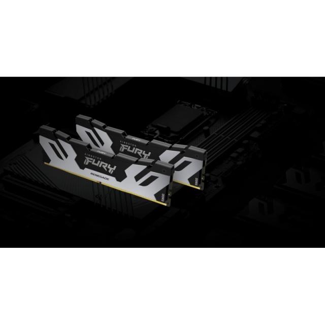 Kingston Technology - FURY 16 GB 6400 MT/s DDR5 CL32 DIMM Renegade White XMP