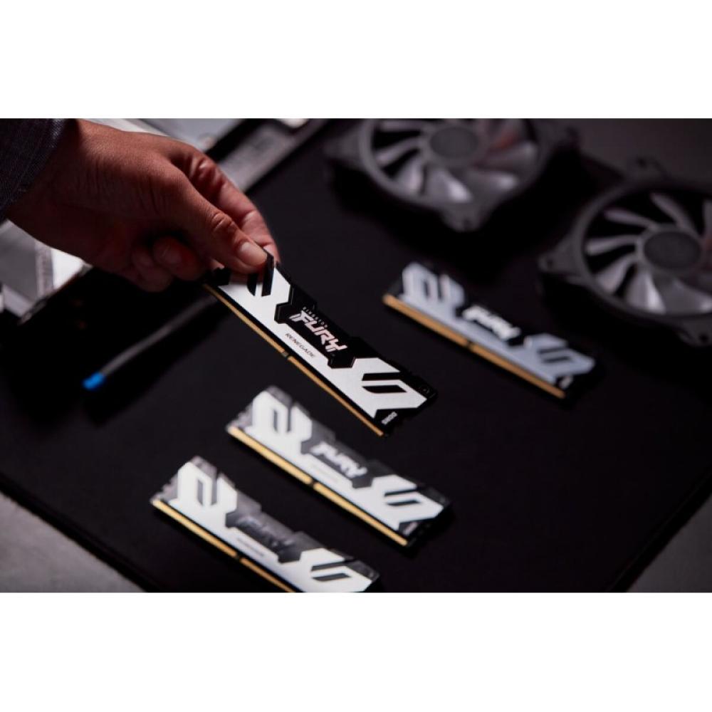 Kingston Technology - FURY 16 GB 6400 MT/s DDR5 CL32 DIMM Renegade White XMP