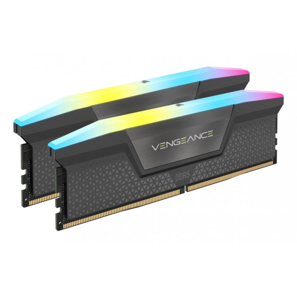 Corsair - Vengeance RGB CMH32GX5M2B6000Z38 módulo de memoria 32 GB 2 x 16 GB DDR5 6000 MT/s 288-pin DIMM
