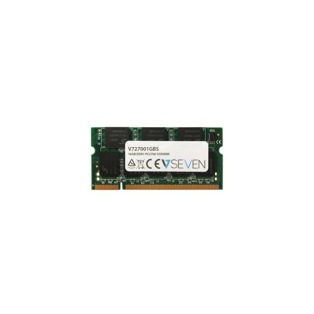 V7 - 1GB DDR1 PC2700 - 333Mhz SO DIMM Notebook módulo de memoria - V727001GBS