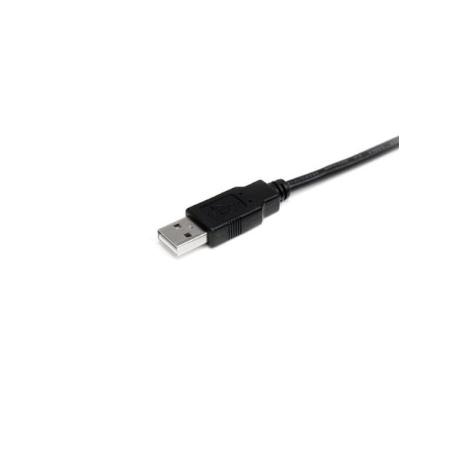 StarTech.com - Cable de 2m USB 2.0 Alta Velocidad Macho a Macho USB A - Negro