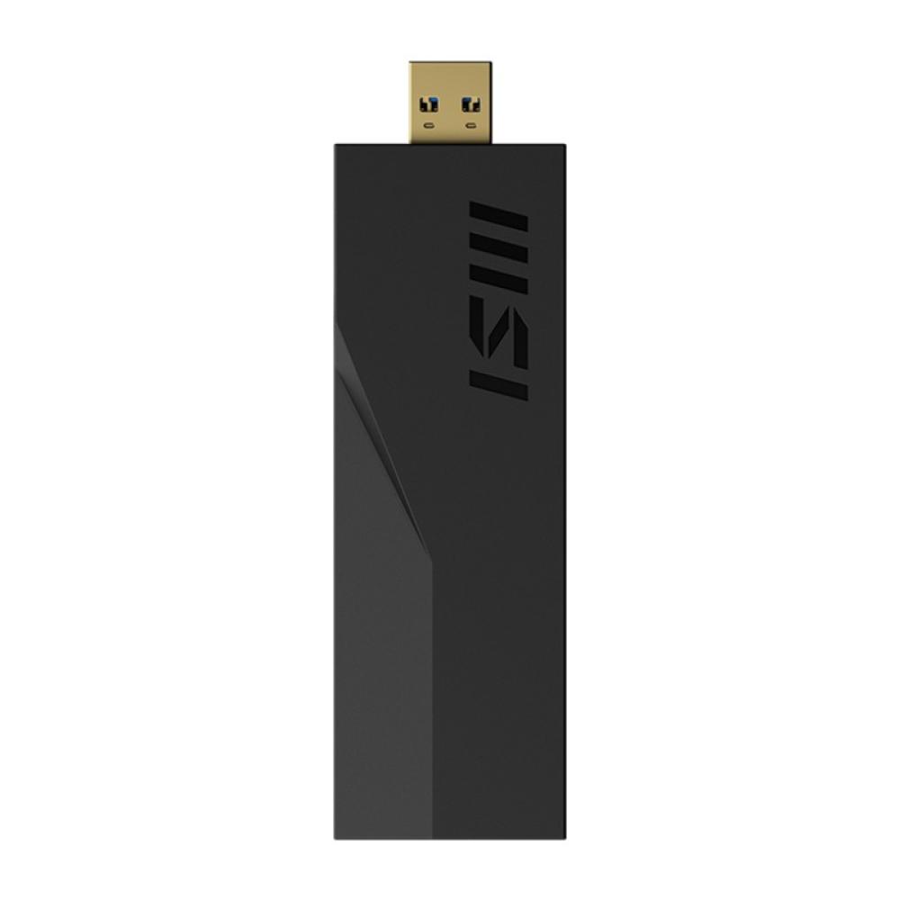 MSI - BE6500 WiFi7 USB Stick - Dongle WLAN 2880 Mbit/s