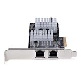 StarTech.com - Tarjeta PCI Express Adaptadora de Red Ethernet de 2 Puertos RJ45 - Tarjeta de Red para Servidores o PCs - con Sop