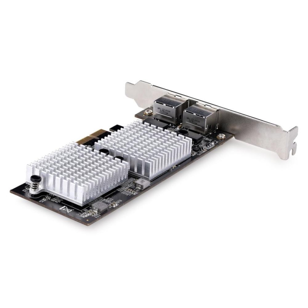 StarTech.com - Tarjeta PCI Express Adaptadora de Red Ethernet de 2 Puertos RJ45 - Tarjeta de Red para Servidores o PCs - con Sop