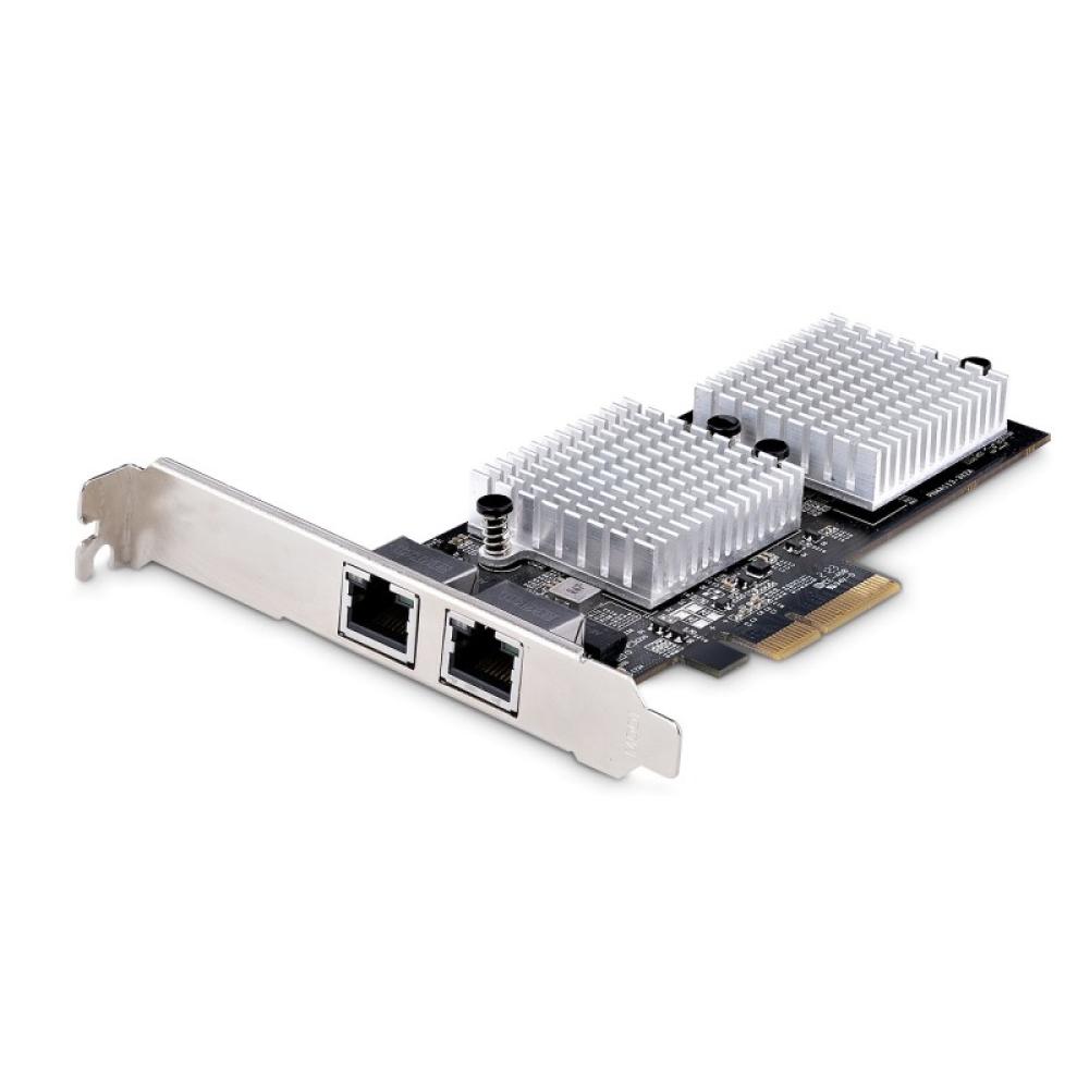 StarTech.com - Tarjeta PCI Express Adaptadora de Red Ethernet de 2 Puertos RJ45 - Tarjeta de Red para Servidores o PCs - con Sop