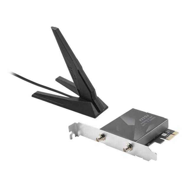 MSI - Herald BE9400 WiFi7 PCIe-Card Interno WLAN / Bluetooth 5764 Mbit/s